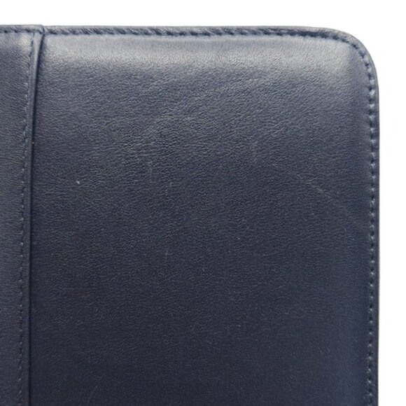 Levenger Navy Blue Leather Tech Organizer Case - Picture 7 of 7